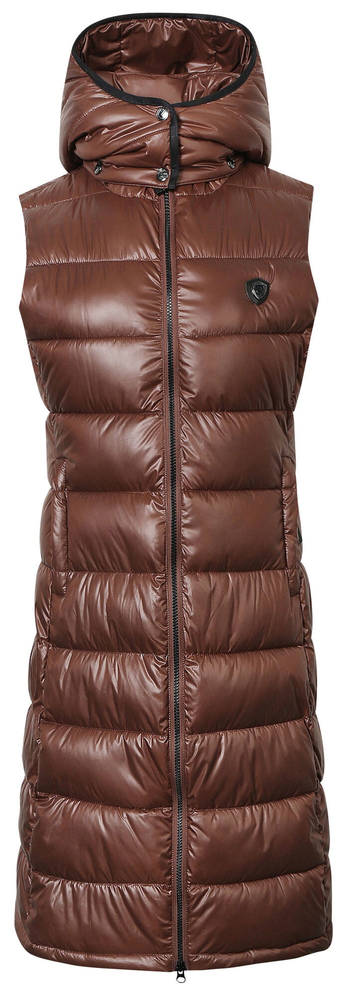 Kamizelka jeździecka długa damska pikowana Covalliero - Cavalo